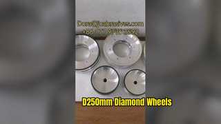 Смотреть: Демонстрация дисков D250 мм из стекловидного тела и смолы на связке