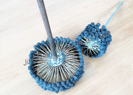 Larger Diameter Polishing and Deburring Abrasive Silicon Carbide Flex Hone Brush