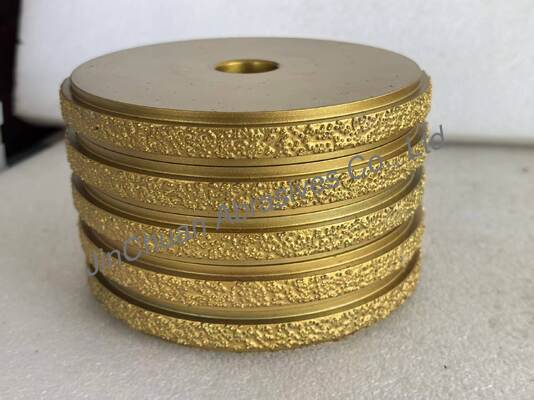 127mm Brazed Diamond Grinding Wheel D20/25 Thermal Damage Free for Carbide Precision Grinding