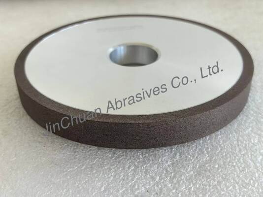 D150 Grit Resin Bonded Diamond Grinding Wheel Flat Shape Aluminium