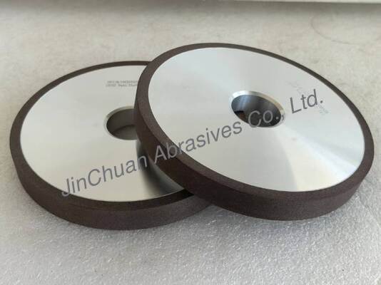 D150 Grit Resin Bonded Diamond Grinding Wheel Flat Shape Aluminium