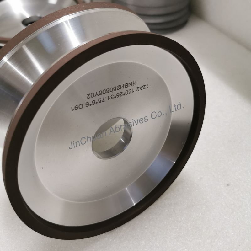 Resin  Bond Diamond Dish Shape Grinding Wheel  150*26*31.75*6*6mm  Suitable For Processing Hard And Brittle Materials