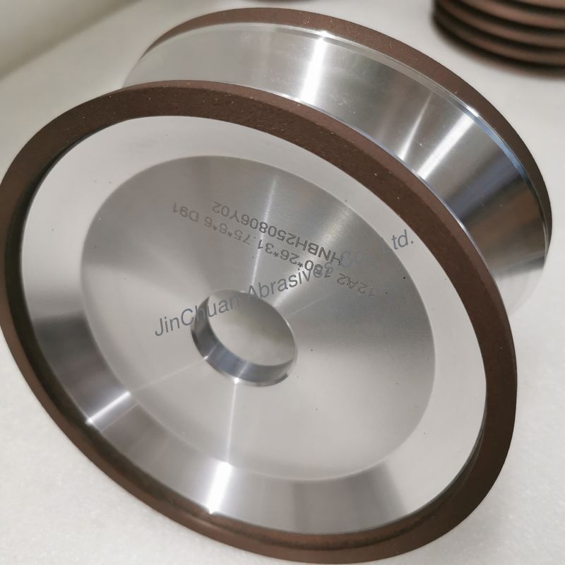 Resin  Bond Diamond Dish Shape Grinding Wheel  150*26*31.75*6*6mm  Suitable For Processing Hard And Brittle Materials