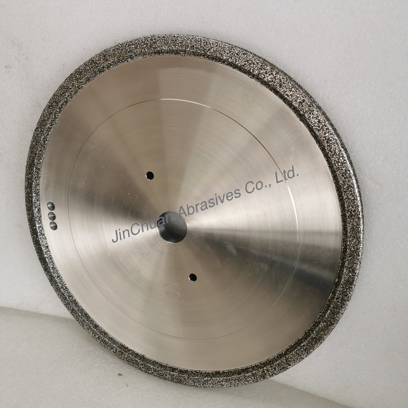 Diameter 355mm  GritD20/25  Electroplated Black Diamond Wheel For Grinding Cast Iron