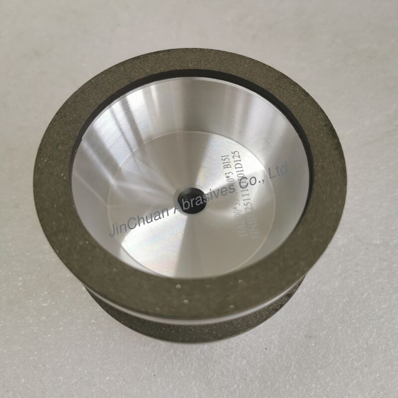 11A2 Resin  Bond CBN Grinding Wheel  90*35T*10*10*3mm Dry Grinding B126