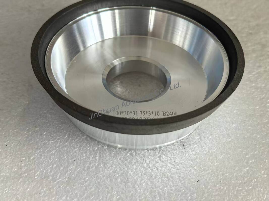 Resin Bond CBN Grinding Wheel 11V9 100*30*31.75*3*10 B240 ,C75