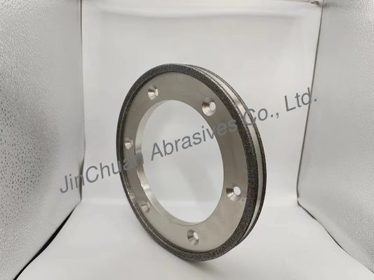 Электросвязанное шлифовальное колесо CBN для литого железа с 6 отверстиями Диамантный шлифовальный диск 254 мм