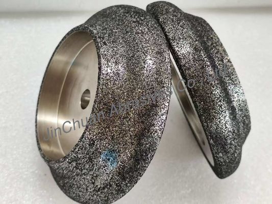 Электроплавированное шлифовальное колесо CBN для ленточной лезвия с диаметром тела из стали 127 мм