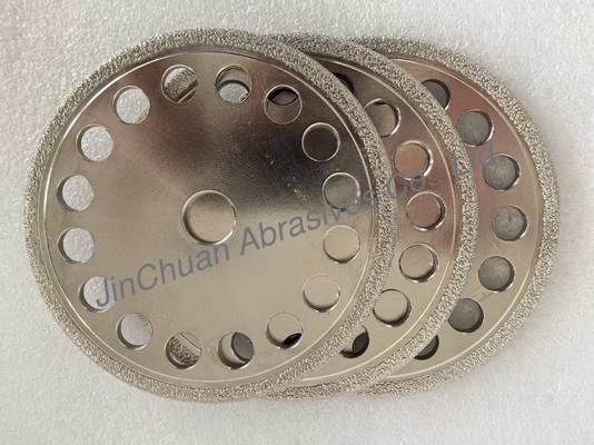 Высокопроизводительные вакуумно-паяные алмазные круги для шлифовки чугуна с зернистостью D40/45, настраиваемой формой и длительным сроком службы