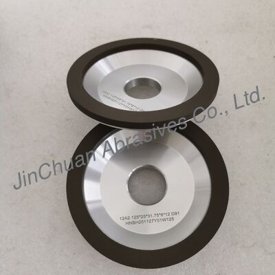 12А2 Диамантное шлифовальное колесо с смолой 125*25Т*31.75*6*12 мм D91 Мокрое шлифование