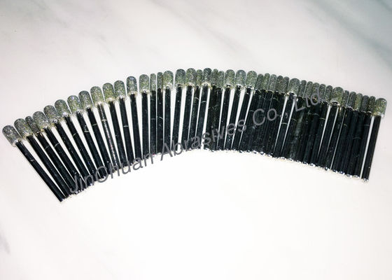 Черным трудным покрытый диамантом набор заусенца, голова экономического диаманта меля
