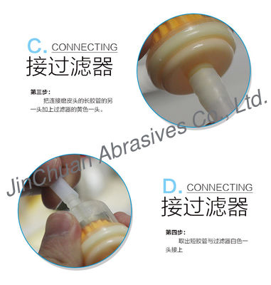 Алмазный напильник миниатюрного массажа диаманта нержавеющей стали небольшой для красоты кожи