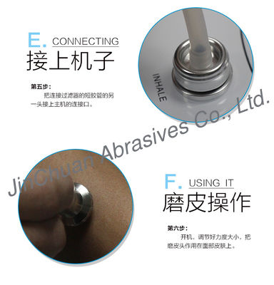 Алмазный напильник миниатюрного массажа диаманта нержавеющей стали небольшой для красоты кожи