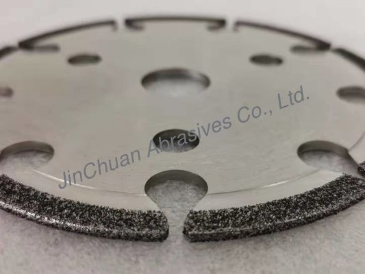 5" гальванизировало абразивные диски CBN с абразивным диском циклона Dinasaw ABN/CBN слотов